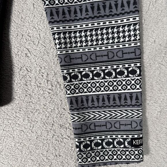 Kerrits Womens Size S Bit of Horses Sweater Jacket Full Zip Fair Isle Equestrian - Picture 3 of 15